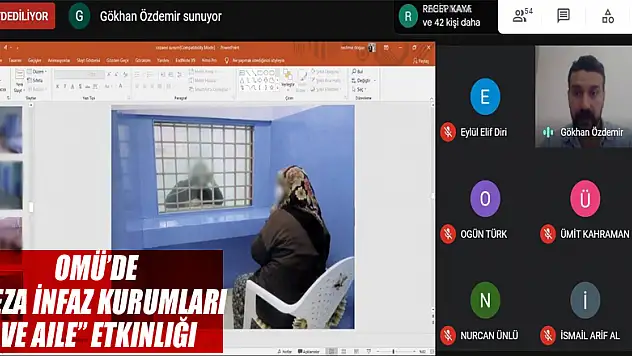 OMÜ'de 'Ceza İnfaz Kurumları ve Aile' etkinliği