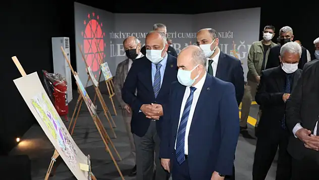 Bağımlılık ile mücadele resim sergisi açıldı