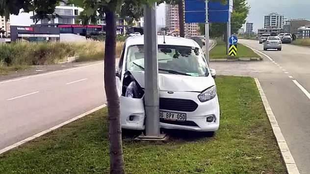 Samsun'da trafik kazası: 1 yaralı