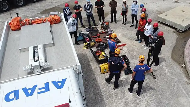 OMÜ Arama Kurtarma Takımı eğitimi tamamladı