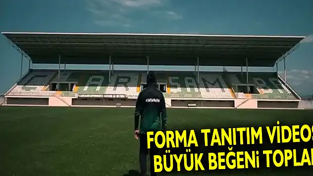 ÇARŞAMBASPOR'UN FORMA TANITIM VİDEOSU BÜYÜK BEĞENİ TOPLADI