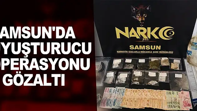 Samsun'da uyuşturucu operasyonu: 4 gözaltı