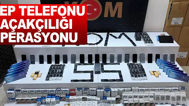 Samsun merkezli 6 ilde cep telefonu kaçakçılığı operasyonu: 18 gözaltı