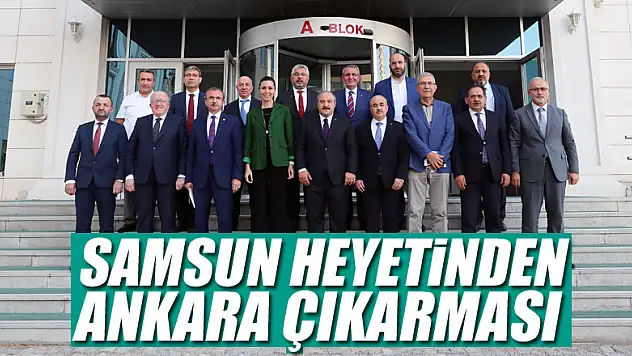 Samsun heyetinden Ankara çıkarması