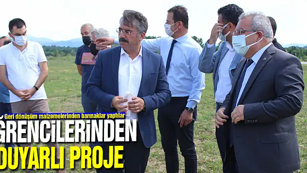 MESLEK LİSESİ ÖĞRENCİLERİNDEN DUYARLI PROJE