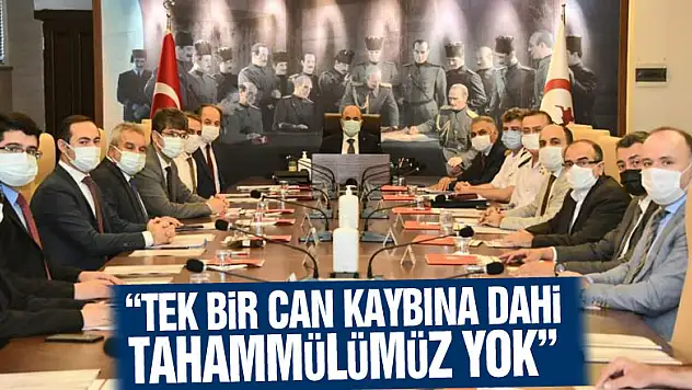 Vali Dağlı: 'Tek bir can kaybına dahi tahammülümüz yok'