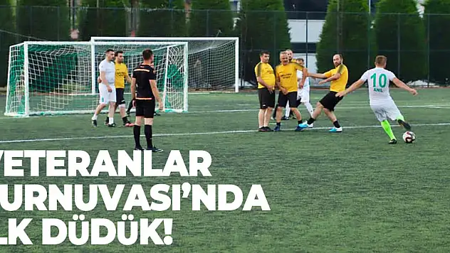 Veteranlar Turnuvası'nda ilk düdük!