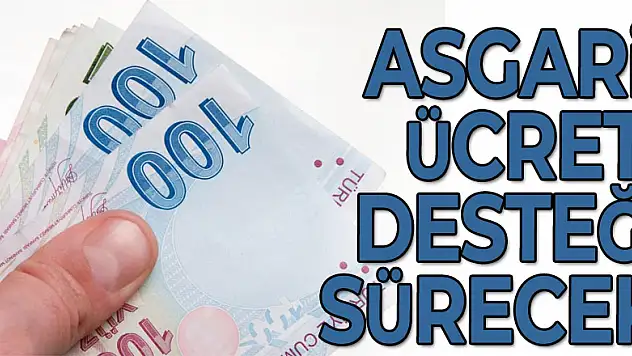 Çalışma ve Sosyal Güvenlik Bakanlığı: 'Asgari ücret desteği sürecek'