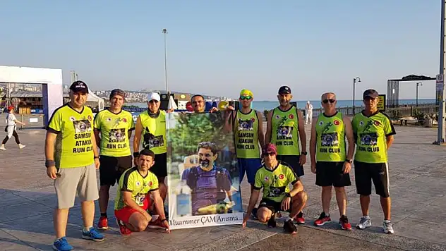 Samsun Atakum Run Club ailesi Muammer Çam'ı unutmadı