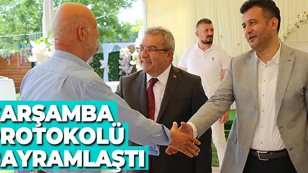 Çarşamba Protokolü Bayramlaştı