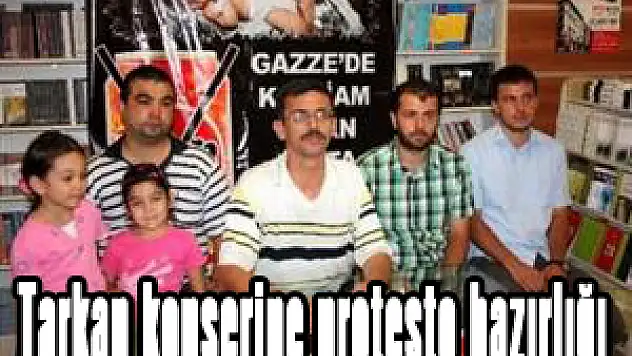 Tarkan konserine protesto hazırlığı