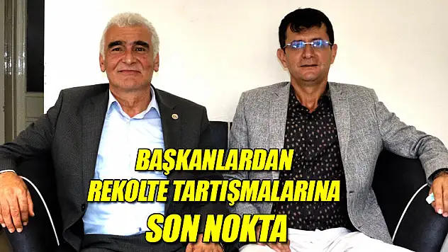 Başkanlardan Rekolte tartışmalarına son nokta