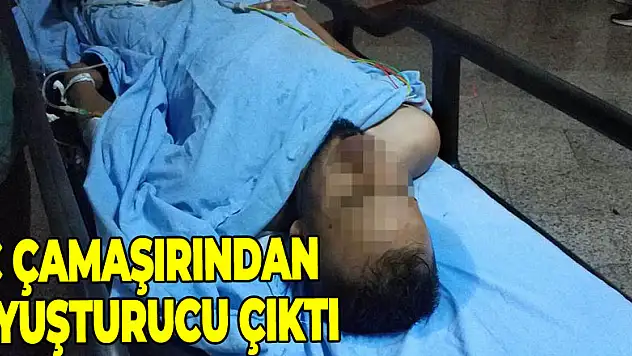 Bıçaklandı, hastanede iç çamaşırından uyuşturucu çıktı