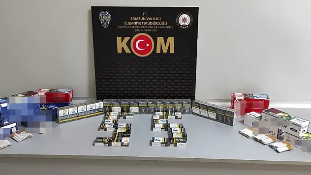Samsun'da 2 bin 320 adet doldurulmuş sigara ele geçirildi