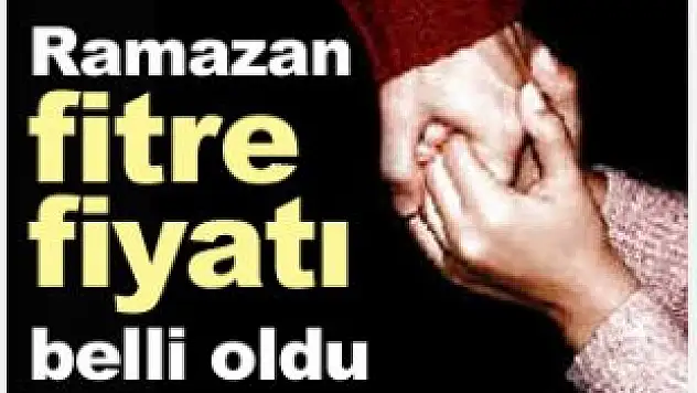 Diyanet, Ramazan'da fitre miktarını belirledi