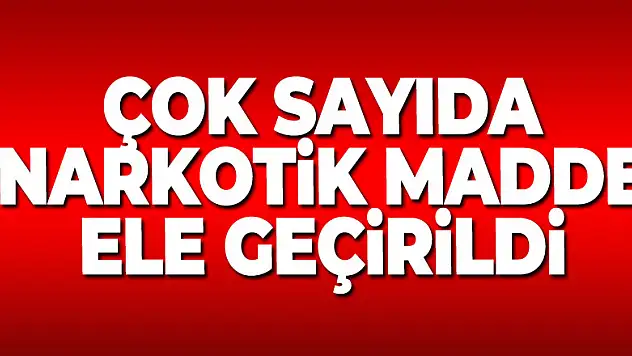 Samsun'da çok sayıda narkotik madde ele geçirildi