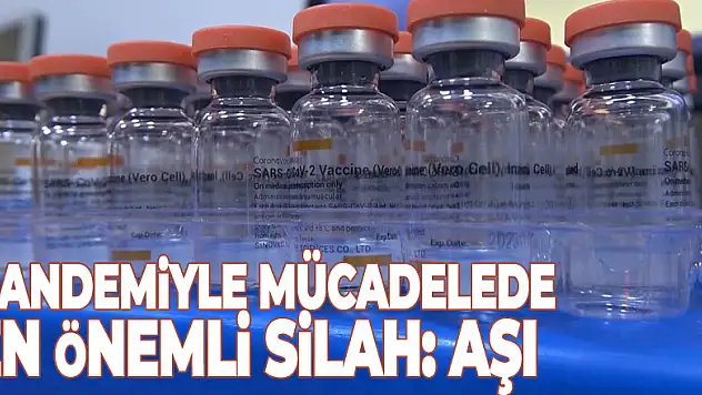 Pandemiyle mücadelede en önemli silah: Aşı