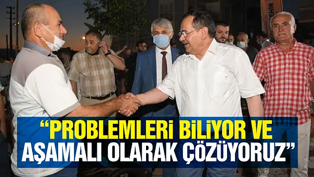 Başkan Demir: 'Problemleri biliyor ve aşamalı olarak çözüyoruz'