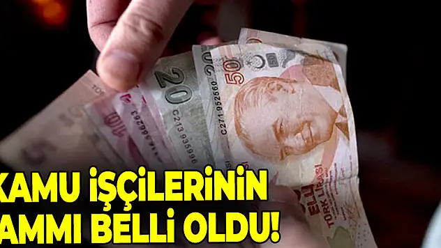 Kamu işçilerinin zammı belli oldu!