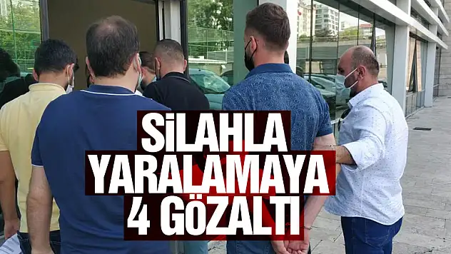 Samsun'da silahla yaralamaya 4 gözaltı