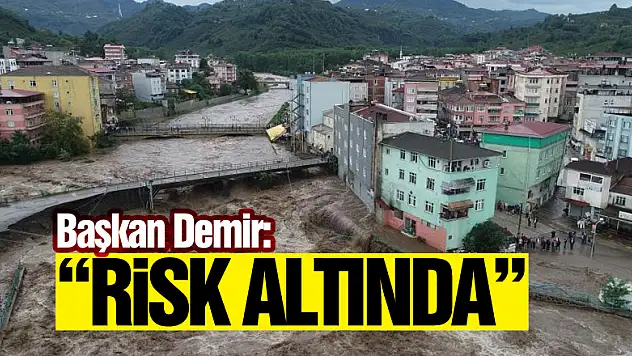 Başkan Demir: '150 kiloyu aşan bir yağış Terme ve Salıpazarı havzasını su altında bırakır'