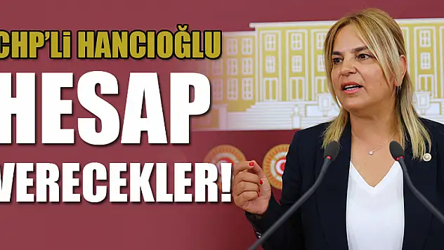 HESAP VERECEKLER!