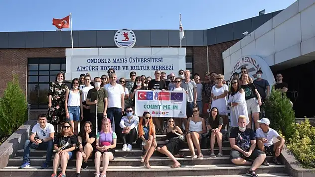 Avrupalı öğrenciler OMÜ'de