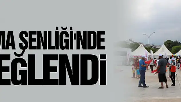 Çocuklar Dondurma Şenliği'nde doyasıya eğlendi