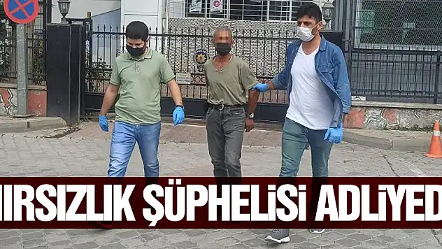 Hırsızlık şüphelisi adliyede