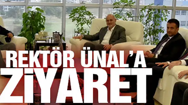 Rektör Ünal'a Ziyaret