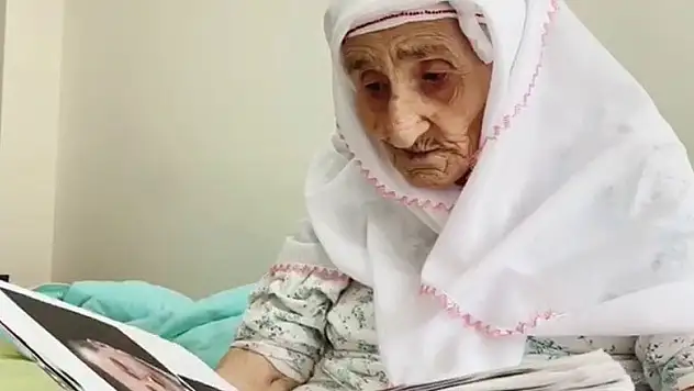 98 yaşındaki Sariye ninenin, Cumhurbaşkanı Erdoğan sevgisi