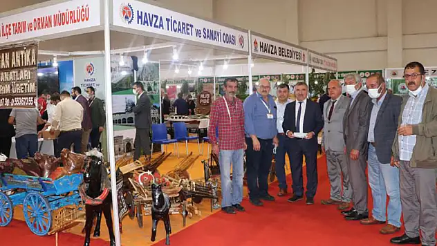 Samsun Tarım Fuarı'nın onur konuğu Havza standına yoğun ilgi