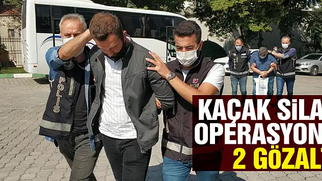 Samsun'da kaçak silah operasyonu: 2 gözaltı