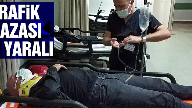 Samsun'da trafik kazası: 2 yaralı