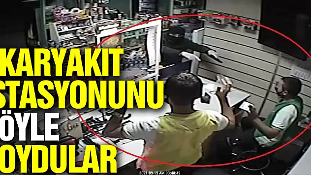 Samsun'da akaryakıt istasyonunda silahlı soygun