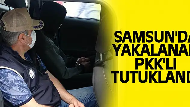 Samsun'da yakalanan PKK'lı tutuklandı
