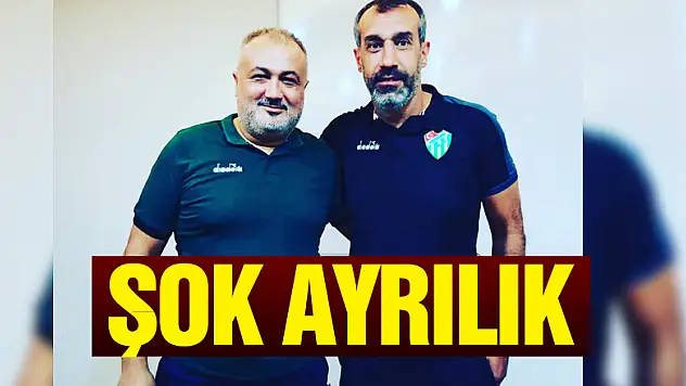ÇARŞAMBASPOR'DA ŞOK AYRILIK