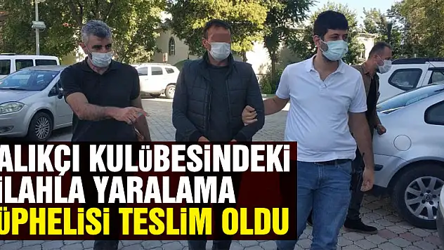 Balıkçı kulübesindeki silahla yaralama şüphelisi teslim oldu