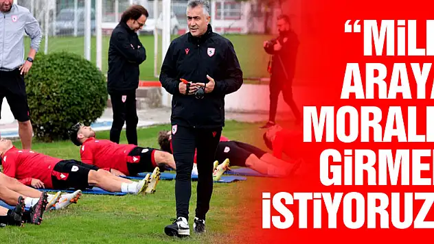 Altıparmak: 'Ümraniyespor'u yenip milli araya moralli girmek istiyoruz'