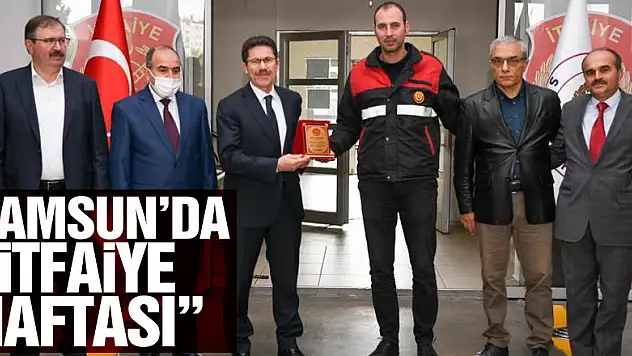 Samsun'da 'İtfaiye Haftası'