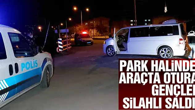 Park halindeki araçta oturan gençlere silahlı saldırı: 1 ölü, 2 yaralı