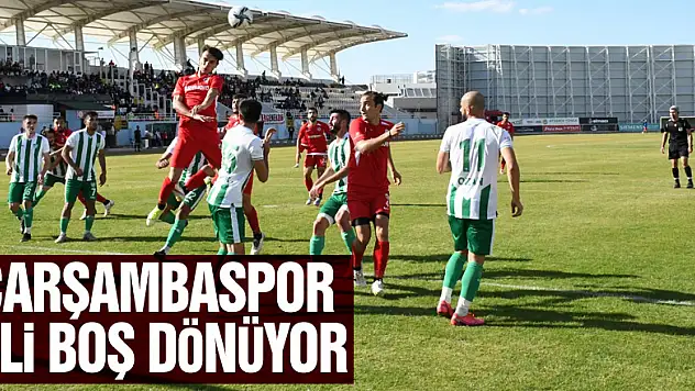 Çarşambaspor eli boş dönüyor
