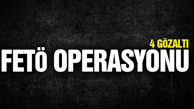 Samsun'da FETÖ operasyonu: 4 gözaltı