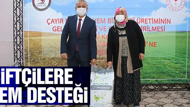 Çiftçilere 29,5 ton yem desteği