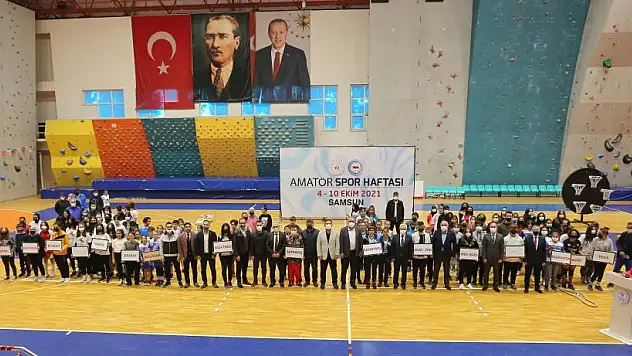 Amatör Spor Haftası Samsun'da başladı