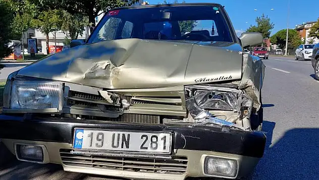 Samsun'da trafik kazası: 1 yaralı