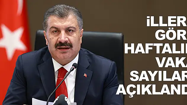 Bakan Koca, illere göre her 100 bin kişide görülen Covid-19 vaka sayılarını açıkladı
