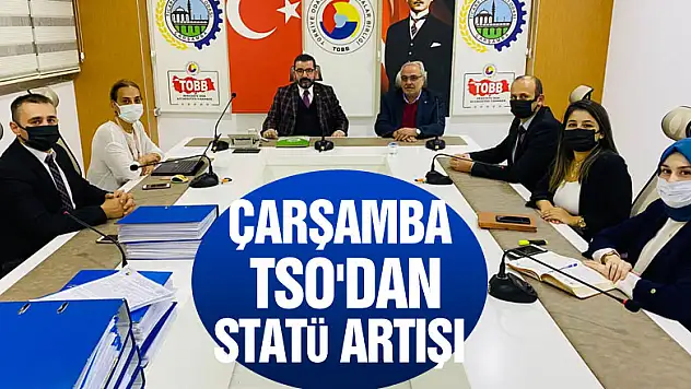ÇARŞAMBA TSO'DAN STATÜ ARTIŞI