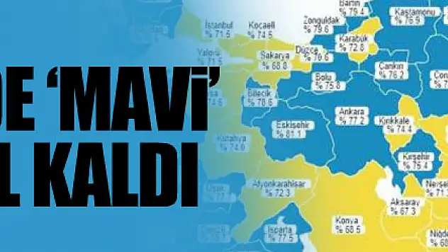 Karadeniz'de aşılamada 'mavi' olmayan 5 il kaldı