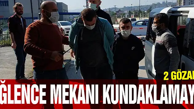 Eğlence mekanı kundaklamaya 2 gözaltı